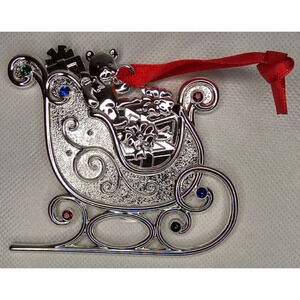 Lenox Silver Gems Multi Sleigh With Original Box